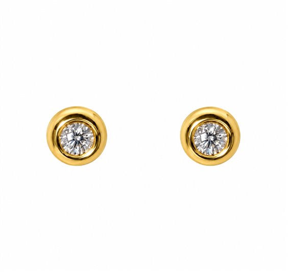 Orecchini Promesse Donna in Oro Diamante 0.08 Ct OPPAOG008 - OPPAOG008